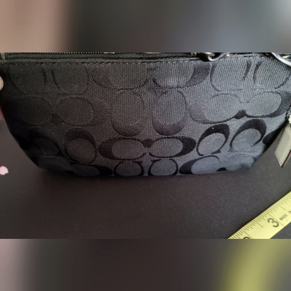 Coach Wristlet, Black - Picture 3 of 8